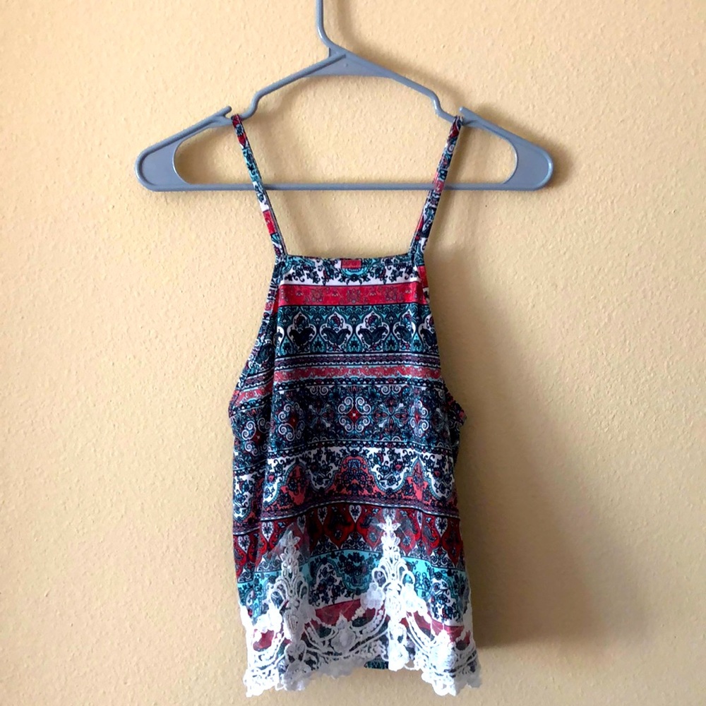 Charolette Russe Floral patterned tank top